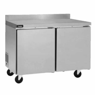 Delfield GUF48BP-S 48" W Worktop Freezer w/ (2) Sections & (2) Doors, 115v