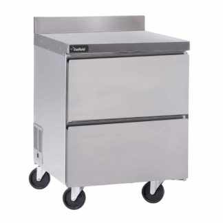 Delfield GUR27BP-D 27" Worktop Refrigerator w/ (1) Section & (2) Drawers, 115v