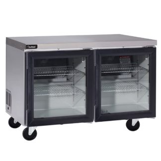 Delfield GUR48P-G 48" Worktop Refrigerator w/ (2) Sections, 115v