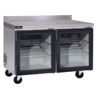 Delfield GUR60BP-G 60" Worktop Refrigerator w/ (2) Sections, 115v