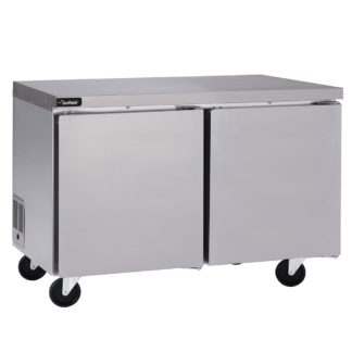 Delfield GUR60P-S 60" W Undercounter Refrigerator w/ (2) Sections & (2) Doors, 115v