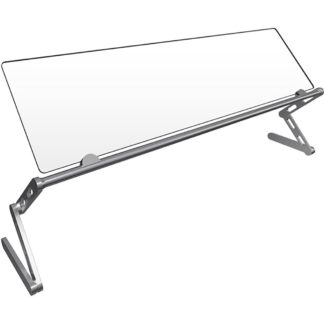 Hatco ALLIN1-48 48" Portable Food Shield - Free-Standing, Adjustable, Acrylic/Aluminum