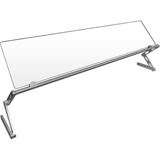 Hatco ALLIN1-60 60" Portable Food Shield - Free-Standing, Adjustable, Acrylic/Aluminum