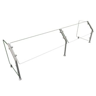 Hatco ES31-84 Self Service Mounted Food Shield - 84" x 18" x 22"