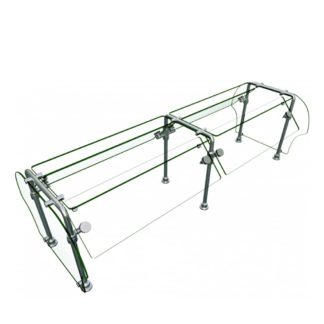 Hatco ES92-72 Self Service Mounted Food Shield - 72" x 38" x 23"