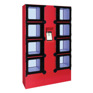 Hatco F2G-24-C 8 Compartment Floor Model Heated Food Locker - 45 3/8"W x 22 3/4"D x 71 1/4"H, 120v