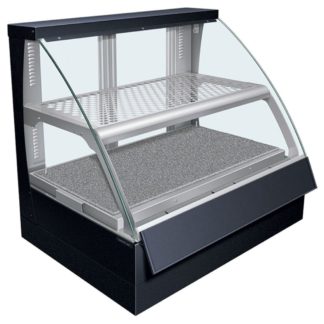 Hatco FSCDH-2PD 34 17/50" Full Service Countertop Heated Display Case - (2) Shelves, 120v