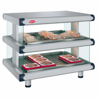 Hatco GR2SDH-54D 60 1/4" Self Service Countertop Heated Display Shelf - (2) Shelves