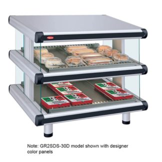 Hatco GR2SDS-60D 66 1/4" Self Service Countertop Heated Display Shelf - (2) Shelves, 120/208v/1ph