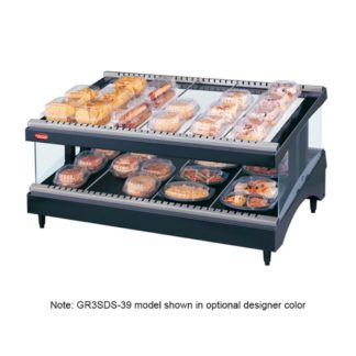 Hatco GR3SDS-33 33 9/50" Self Service Countertop Heated Display Shelf - (2) Shelves, 120v
