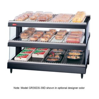 Hatco GR3SDS-33D 33 9/50" Self Service Countertop Heated Display Shelf - (3) Shelves