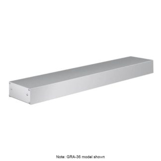 Hatco GRA-120 120" Standard Watts Infrared Strip Warmer - Single Rod, (2) Built In Toggle Control