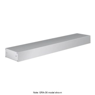 Hatco GRA-132 132" Standard Watts Infrared Strip Warmer - Single Rod, (2) Built In Toggle Control