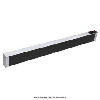 Hatco GRAIH-48 48" High Watts Infrablack Strip Warmer - Single Rod, Remote Control Required