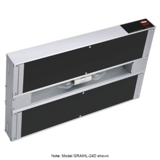 Hatco GRAIHL-42D3 42" High Watts Infrablack Strip Warmer - Double Rod, Remote Control Required