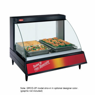 Hatco GRCD-1P 20 5/8" Full Service Countertop Heated Display Case - (1) Shelf, 120v