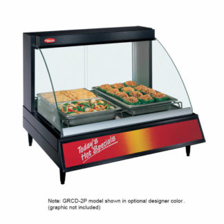 Hatco GRCD-2P 32 1/2" Full Service Countertop Heated Display Case - (1) Shelf, 120v
