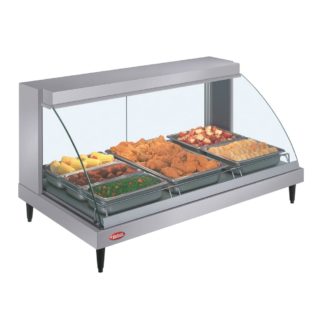 Hatco GRCD-3P 45 1/2" Full Service Countertop Heated Display Case - (1) Shelf, 120v