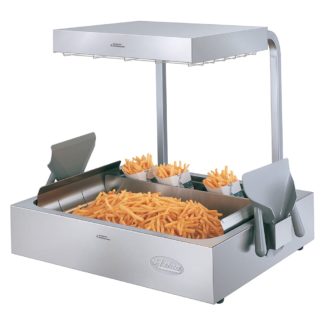 Hatco GRFHS-PT16 21 5/8" GloRay Countertop Fry Holding Station - Rod Type, Pass Thru