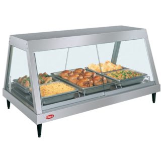 Hatco GRHD-4P 58 1/2" Full Service Countertop Heated Display Case - (1) Shelf, 120v