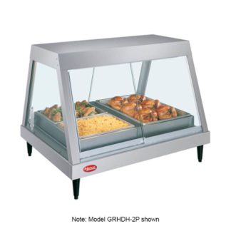 Hatco GRHDH-2PD 32 1/2" Full Service Countertop Heated Display Case - (2) Shelves, 120v