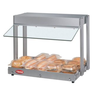 Hatco GRHW-1P 22 1/4" Hors D'Oeuvre Warmer w/ Sneeze Guard & Heated Base, 120V