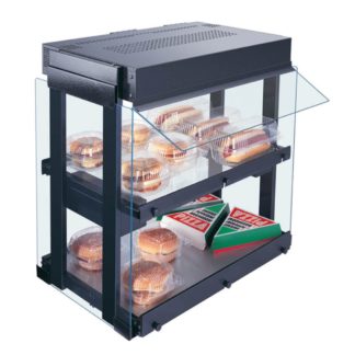 Hatco GRHW-1SGD Mini-Merchandising Warmer, Heated Glass-Shelf & Breath Protector