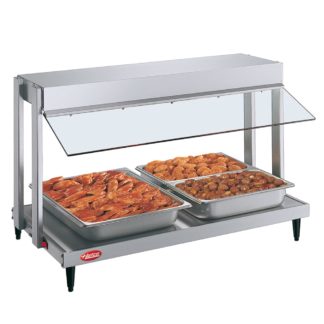 Hatco GRHW-2P Glo-Ray Hors D' Oeuvre Warmer, Heated Base, Sneeze Guard, 1640 Watts