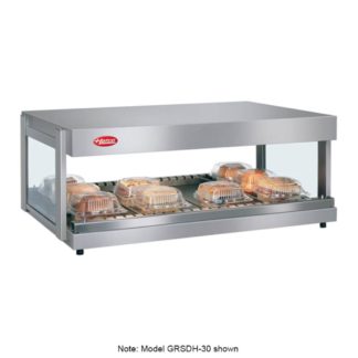 Hatco GRSDH-52 52" Self Service Countertop Heated Display Shelf - (1) Shelf, 120v