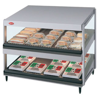 Hatco GRSDS-30D 30" Self Service Countertop Heated Display Shelf - (2) Shelves, 120v