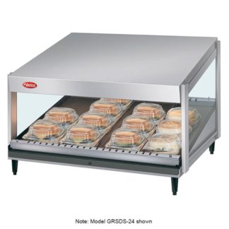 Hatco GRSDS-36 36" Self Service Countertop Heated Display Shelf - (1) Shelf, 120v