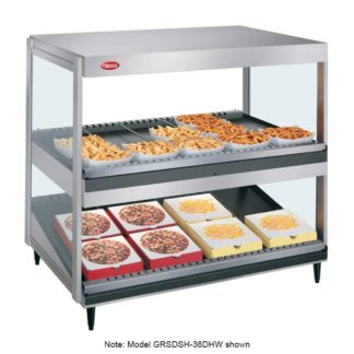 Hatco GRSDS/H-30DHW 30" Self Service Countertop Heated Display Shelf - (2) Shelves, 120v