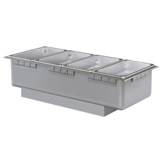 Hatco HWBH-43 Drop-In Hot Food Well w/ (4) 1/3 Size Pan Capacity