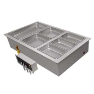Hatco HWBI-2D Drop-In Hot Food Well w/ (2) Full Size Pan Capacity