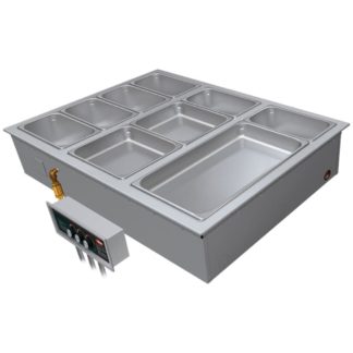 Hatco HWBI-3 Drop-In Hot Food Well w/ (3) Full Size Pan Capacity