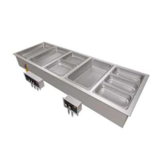 Hatco HWBI-6M Drop-In Hot Food Well w/ (6) Full Size Pan Capacity