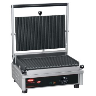 Hatco MCG14G Single Commercial Panini Press w/ Cast Iron Grooved Plates