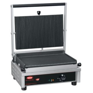 Hatco MCG14S-208-QS Single Commercial Panini Press w/ Cast Iron Smooth Plates