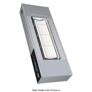 Hatco UGA-24 24" Standard Watt Ceramic Strip Warmer - Single Tile, Built In Toggle Control