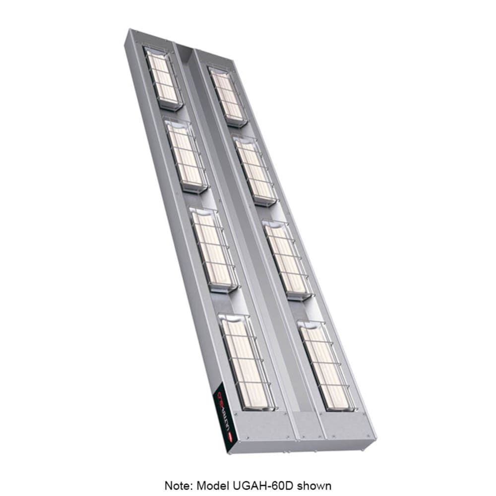 Hatco UGAH-18D3 18" High Watt Ceramic Strip Warmer - Double Tile, Remote Toggle Control