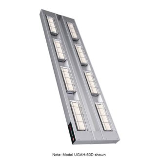 Hatco UGAH-72D3 72" High Watt Ceramic Strip Warmer - Double Tile, Remote Toggle Control