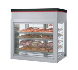 Hatco WFST-2X 32 2/32" Self Service Countertop Heated Display Case - (4) Shelves, 120v