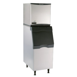 Scotsman C0322SA-1/B322S 356 lb Half Cube Ice Maker w/ Bin - 370 lb Storage, Air Cooled, 115v