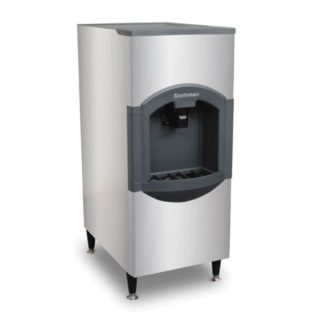 Scotsman HD22B-1 Floor Model Cube Ice Dispenser - 120 lb Storage, Bucket Fill, 115v