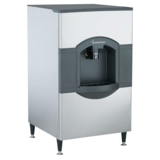 Scotsman HD30B-1 Floor Model Cube Ice Dispenser - 180 lb Storage, Bucket Fill, 115v