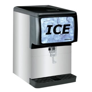Scotsman ID150B-1 Countertop Cube or Nugget Ice Dispenser - 150 lb Storage, Cup Fill, 115v