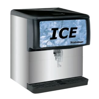 Scotsman ID200B-1 Countertop Cube or Nugget Ice Dispenser - 200 lb Storage, Cup Fill, 115v