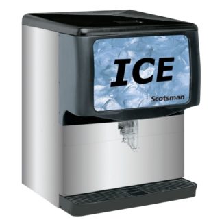 Scotsman ID250B-1 Countertop Cube Ice Dispenser - 250 lb Storage, Cup Fill, 115v
