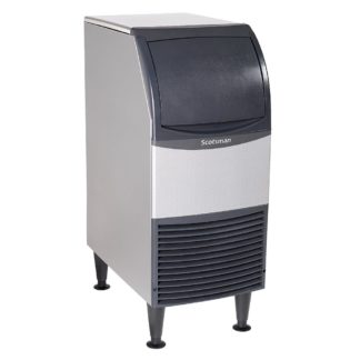 Scotsman UF0915A-1 15"W Flake Undercounter Ice Maker - 96 lbs/day, Air Cooled, Gravity Drain, 115v