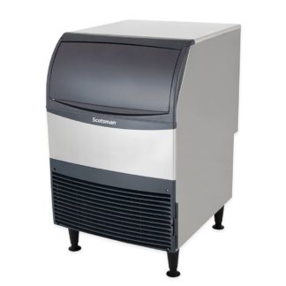Scotsman UF424W-1 24"W Flake Undercounter Ice Maker - 440 lbs/day, Water Cooled, Gravity Drain, 115v